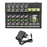 Potência Do Mixer Com Mixer Estéreo 48v Recording Reverb & D