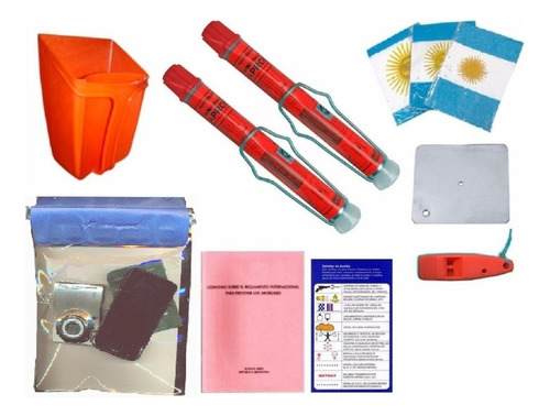 Kit Elementos De Seguridad Naval #1 Reglamentario - Nautica