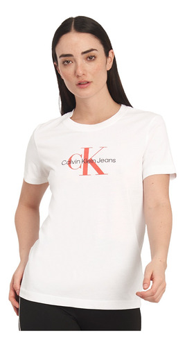 Camiseta Ck Para Mujer J20j223272