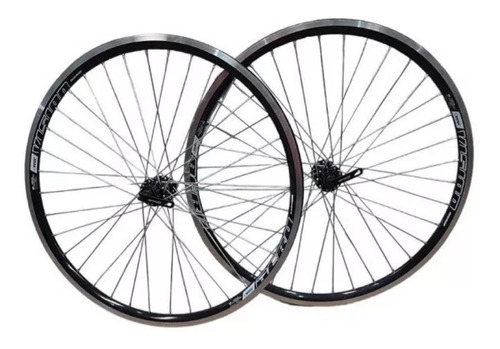 Par Roda 26 X 1.9 Aero 36f V-brake Cubo De Blocagem Bike