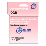 Sim Card Centroamerica 10 Gb Navegacion Total 