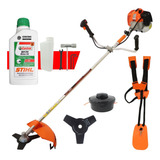 Roçadeira Alta Potência À Gasolina 3hp 62cc Com Óleo Stihl