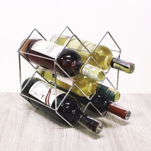 Soporte Para Vinos Tribal X 6 Compartimientos - Porta Vinos