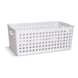 Organizador Rectangular Orbital Plastico 814 Blanco Colombraro