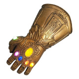 Luz Led Thanos Infinito Guantelete Cosplay Led Guantes Pvc