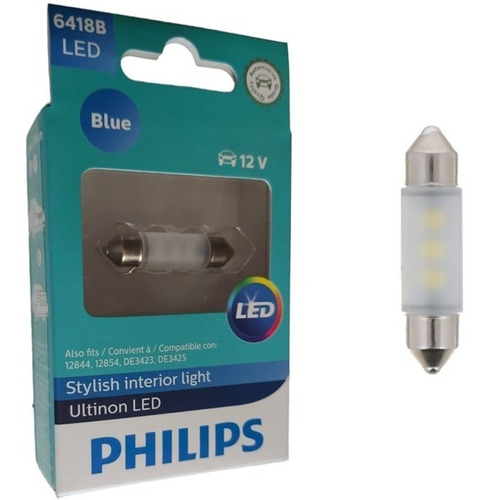 Foco Led Interior Automotriz 6418 12488 12854 Philips