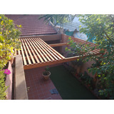 Pergola Exterior Cochera Galería Quincho Hot Sale