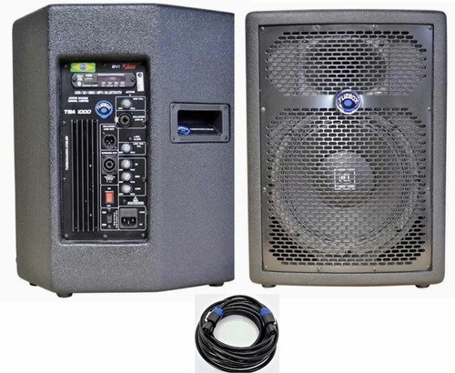 Kit Som Falante 10 Jbl Turbox Leacs Tba1000 Ativa + Passiva 