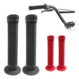 Puños Bicicleta Bmx Tpe Anti Deslizantes 22.2mm Color Negro