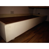 Cama 1 Plaza Madera Cedro Pintada 