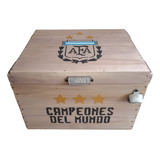 Frapera De Madera Cooler Hielera Vintage Mundial