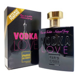 Perfume Vodka Love Fem 100 Ml Paris Elysees Original Lacrado