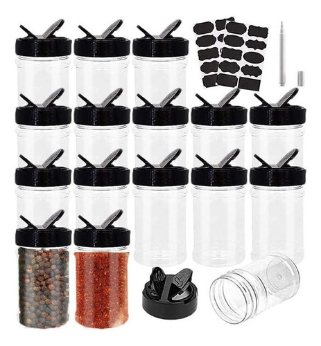 16pcs Frascos Organizadores De Cocina Frascos Especias