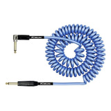 Cable Kirlin Guitarra Bajo 9 Mts Espiral, Reducción Ruido Bl