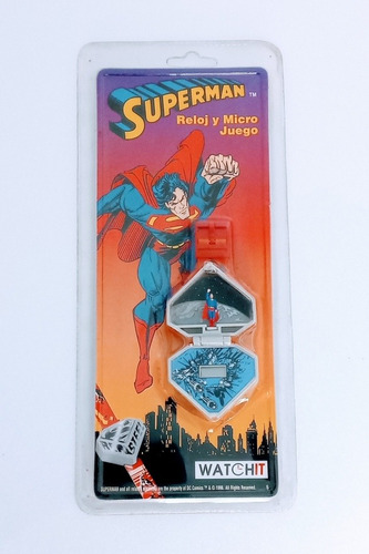 Reloj Superman Marca Parsons Blíster Sellado Año 1997 