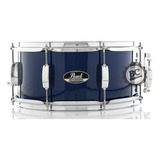 Caixa Pearl Roadshow Royal Blue Metallic 14x6,5 Com Aros Tr