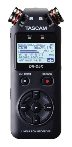 Gravador De Áudio Tascam Dr-05x 
