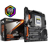 Placa Mãe Strx4 Gigabyte Trx40 Aorus Pro Wifi M.2 Ddr4 6gb/s Cor Black / Rgb