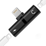 Adaptador 2 Em 1 Para iPhone 7, 8, X Carregador E Fone