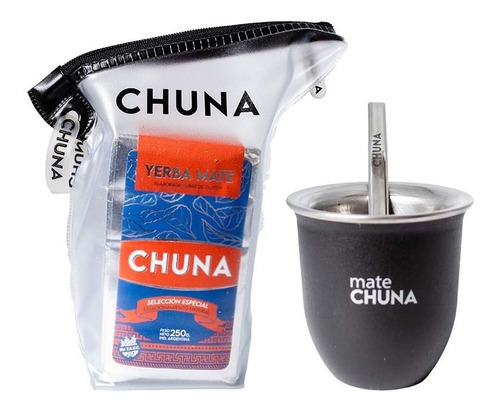 Set De Mate Chuna Combo Matero Chaulata Yerba Mate Bombilla