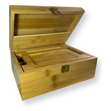 Box Bamboo Caja Para Guardar - Premium