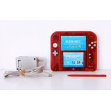 Nintendo 2ds Color Rojo Transparente