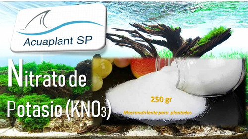 Nitrato De Potasio, Fertilizante  Acuarios Plantados. 250gr