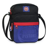 Morral Bandolera Nba Pistons Equipo Basket Oficial Importado