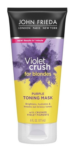 Mascarilla Morada Matizante Jhon Frieda Violet Crush 177 Ml