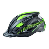 Casco Optimus Tucana, Mtb Y Ruta,  Con Luz En Ajustador