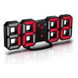 Reloj Digital Despertador Mesa De Noche Led