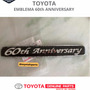 Emblema 60th Anniversary Land Cruiser Toyota Original Toyota Land Cruiser