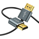 Cable Ultrafino Hdmi A Hdmi Twozoh De 25 Pies, Hyper Slim Hd