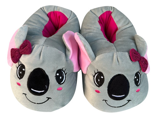 Babuchas Pantuflas Koala Niñas Y Adultas