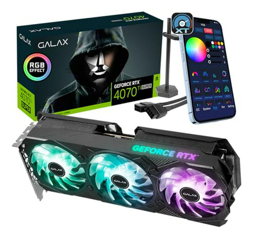 Tarjeta Gráfica  Geforce Rtx 4070 Ti Super Ex Gamer.