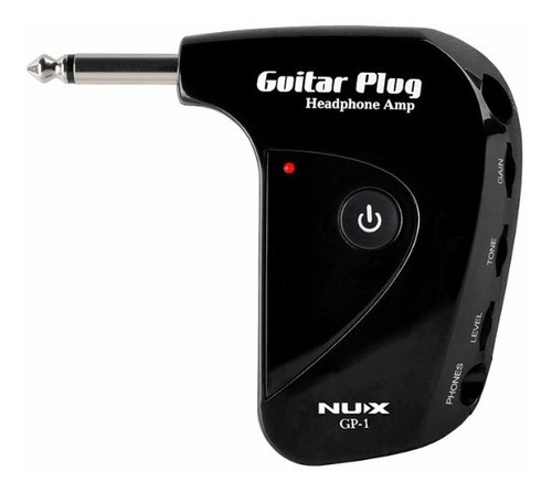 Mini Amplificador Fone Ouvido Nux Gp1 Guitarra Baixo Pro