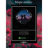 Mapa Estelar/cuadro Spotify (digital)