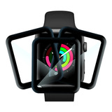 3x2 Mica Cristal Templado Curva Para Apple Watch De 44mm