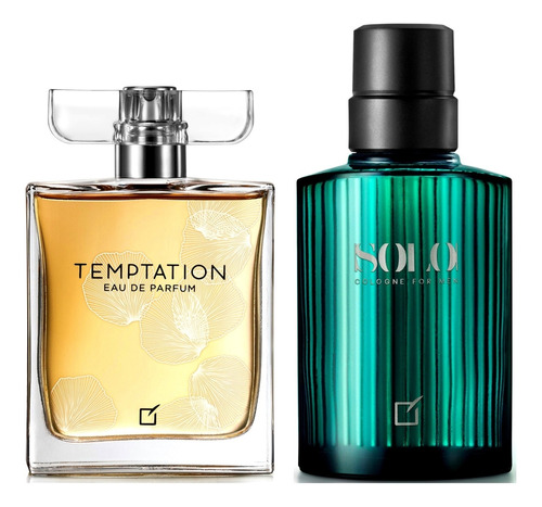 Solo For Men + Temptation Dama Yanbal - mL a $1139