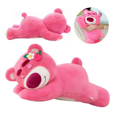 55cm Peluche Almohada Oso Lotso Rosa Durmiendo De Toy Story | Meses sin interés