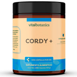 Vitalbotanics Hongo Mega Cordyceps Con 200 Capsulas De 500mg Sabor Mga_crdy_200