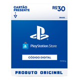 Cartão Psn Store Br Gift Card R$ 30 Reais Ps3 Ps4 Br