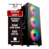 Computador Gamer Amd Ryzen 5 5600gt Ram 32gb Ddr4 Ssd 480gb