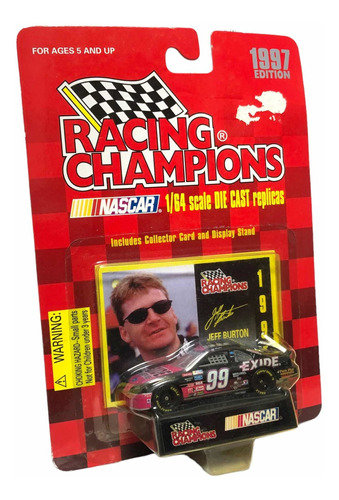 Racing Champions Nascar 1/64 Die Cast Jeff Burton Exide Car