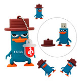 Memoria Usb Diseño Forma Figura Perry El Ornitorrinco 16gb