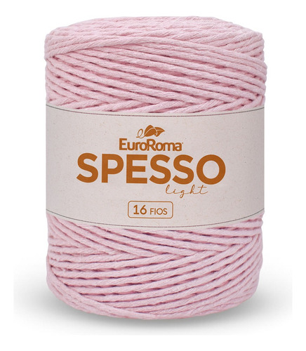 Barbante Spesso Light 4/16 381m 1kg Euroroma Cor Rosa Bebê