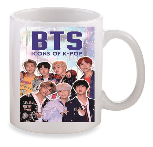 Mug Pocillo Taza Bts K-pop Banda Coreana Personalizada