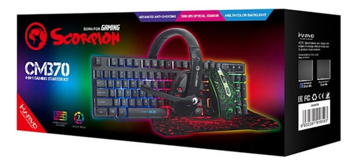 Kit De Teclado Y Mouse Gamer Marvo Cm370 