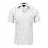 Camisa Guayabera Corta Para Hombre