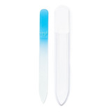 Lima Cristal Para Uñas Azul 13,5 Cm Manicure Uso Profesional